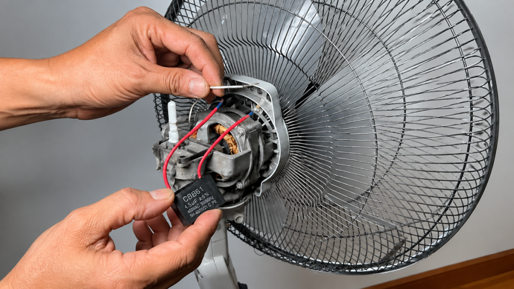 Chức năng của tụ điện trong quạt là gì? 3 710310a5 3d38 49b1 bb85 15b26348fe15